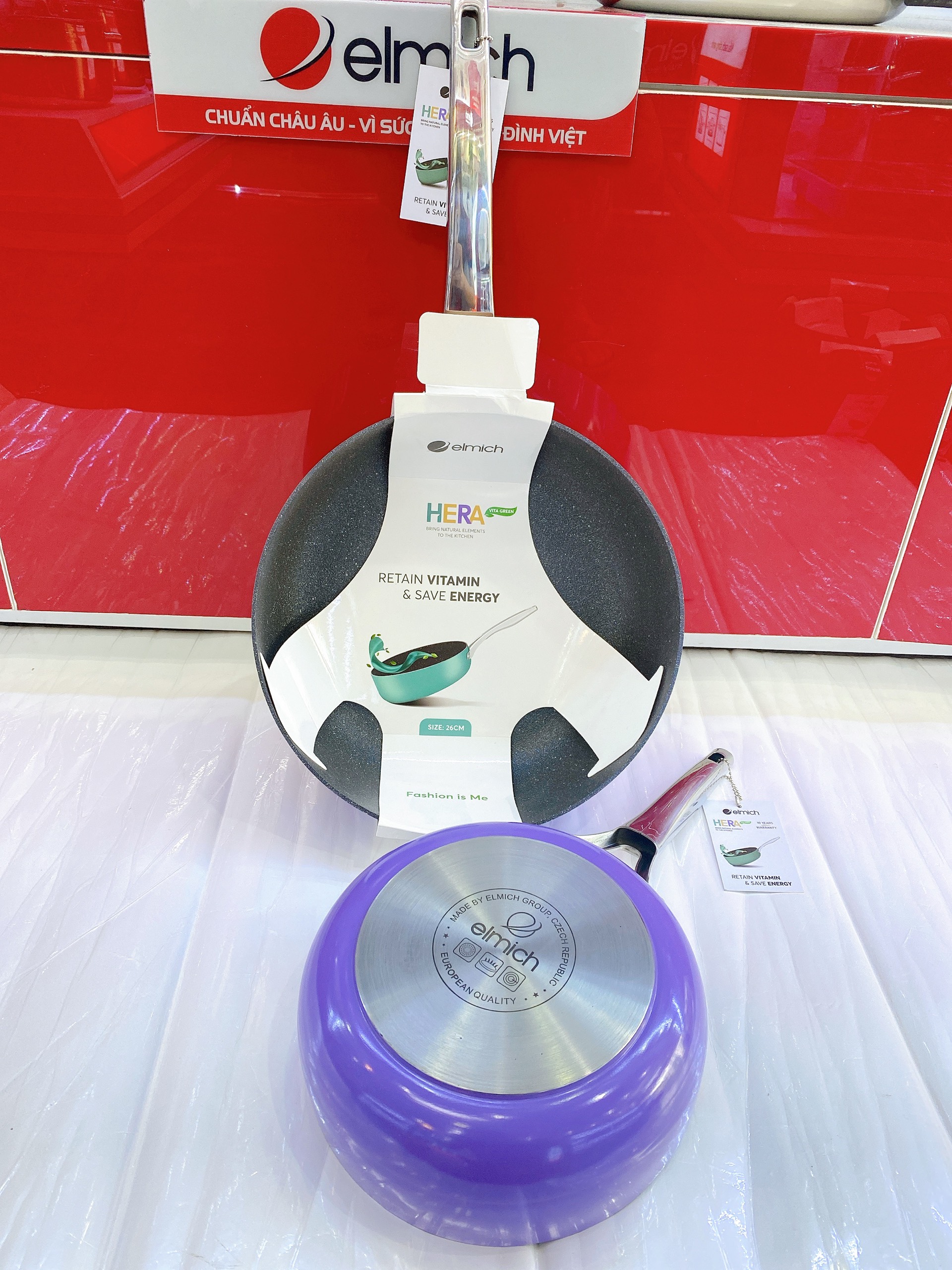 Chảo chống dính Full induction Elmich Hera EL8245 size 20cm
