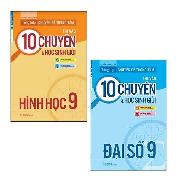 Sách - Combo 2 cuốn Tổng hợp chuyên đề trọng tâm thi vào 10 chuyên và học sinh giỏi 9 Toán