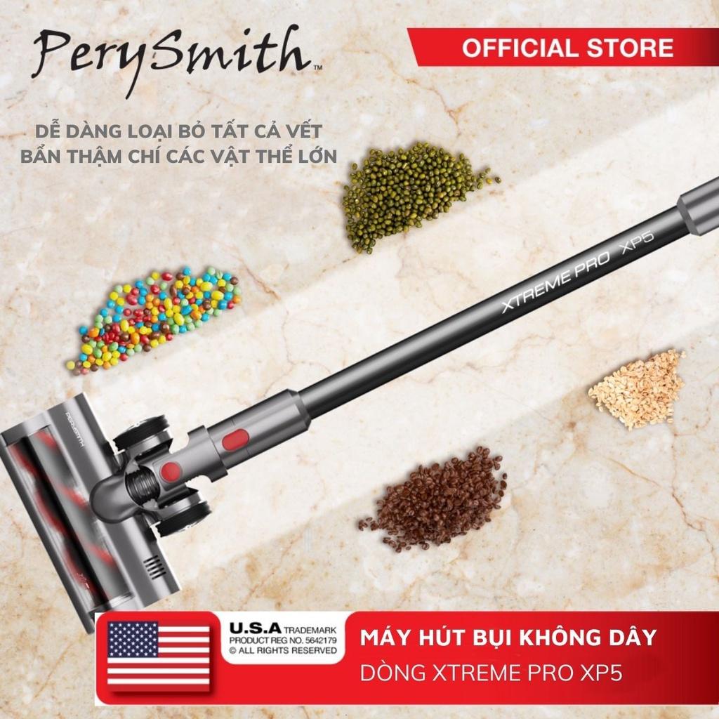 Máy hút bụi không dây PerySmith Xtreme XP5 lực hút lớn 20000PA - Hàng chính hãng