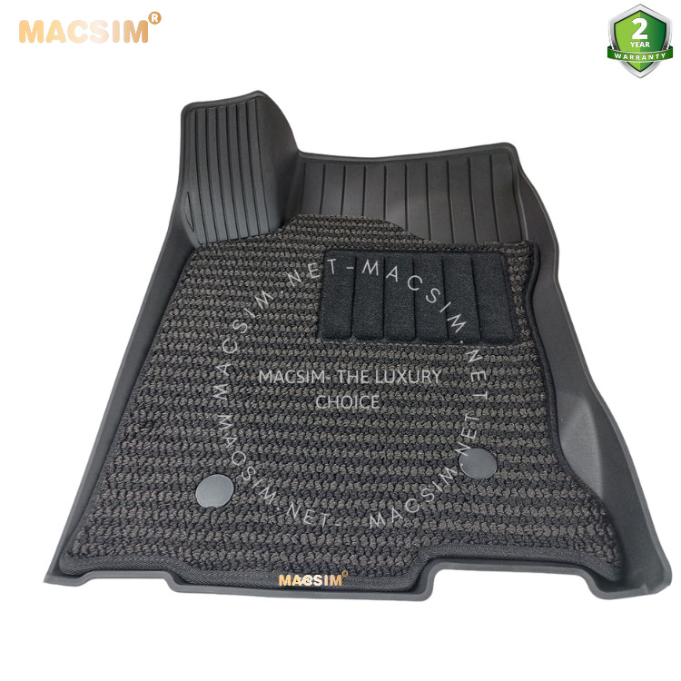 Thảm lót sàn ô tô 2 lớp cao cấp dành cho xe LEXUS NX 2014-2022 nhãn hiệu Macsim 3w chất liệu TPE