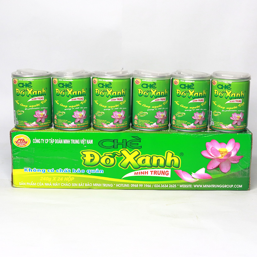 Chè Đỗ Xanh Minh Trung Lốc 3 lon