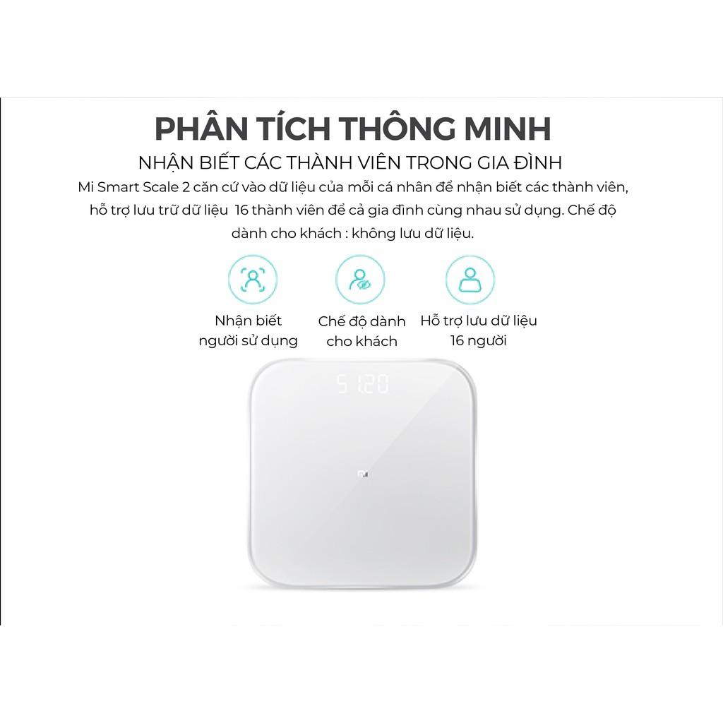 Cân điện tử thông minh Xiaomi Mi Smart Scale Gen 2 | phân tích BMI | XIAOMI ECOSYSTEM STORE