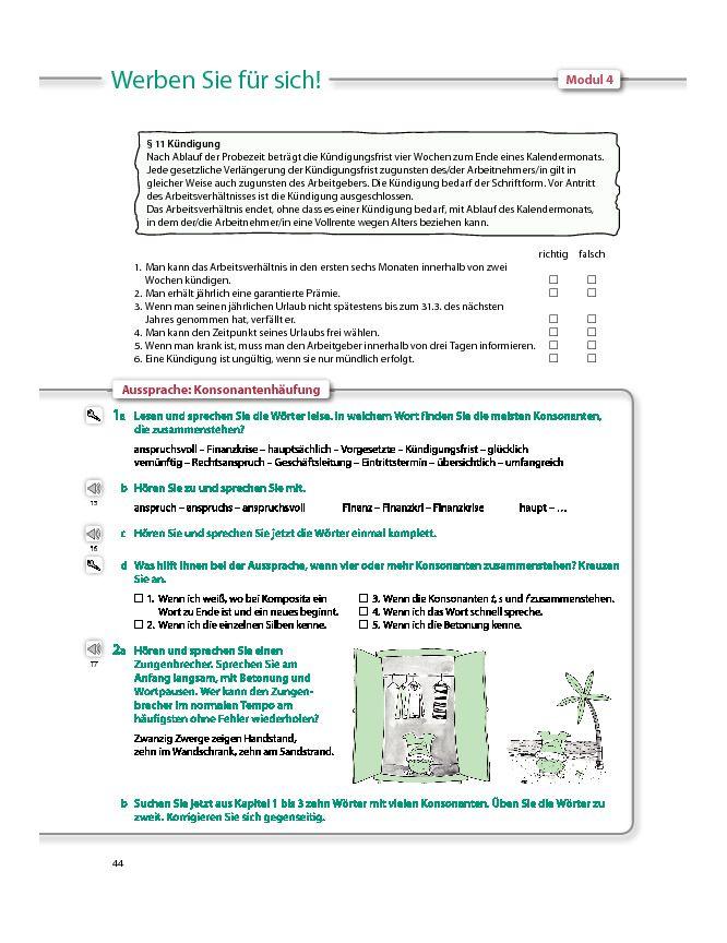 Aspekte neu B2: Mittelstufe Deutsch. Lehr- und Arbeitsbuch mit Audio-CD, Teil 2