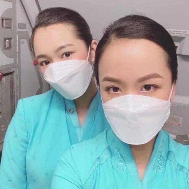 2k. Túi 5c khẩu trang KF94 màu trắng, ghi bảo vệ tối đa