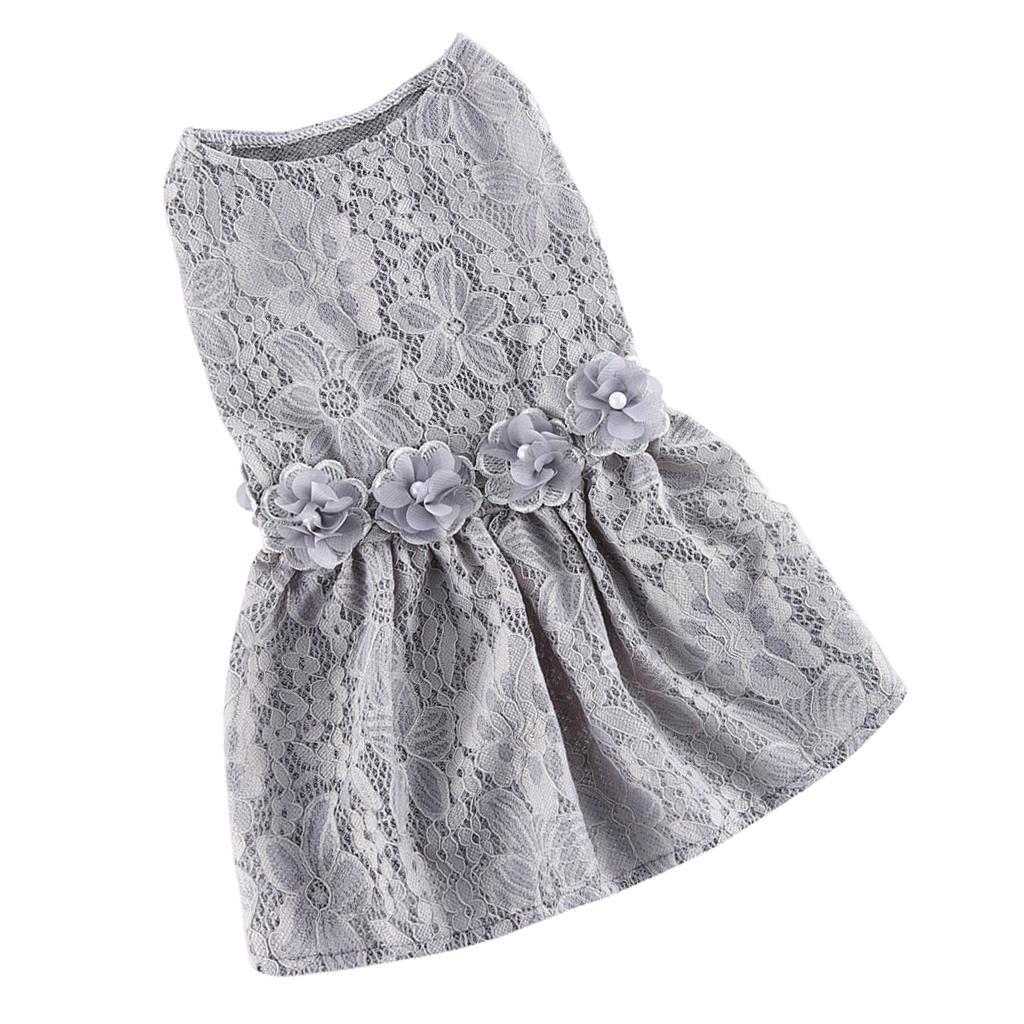 Cute Lovely Dog Puppy Summer Dress Pet Princess Dress For Small Dog Puppy XS