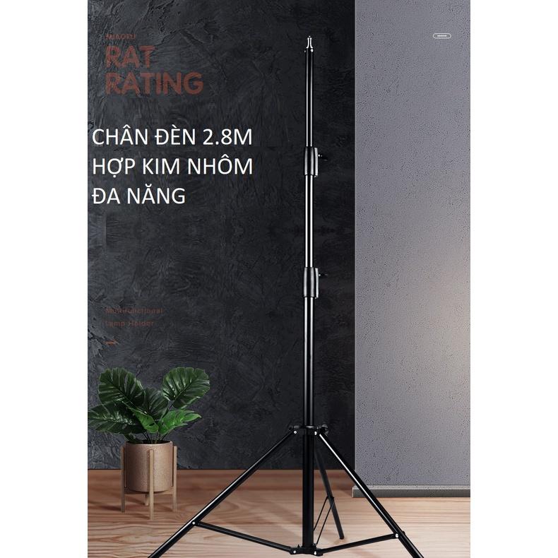 Chân đèn 2.8 mét hợp kim nhôm, Chân Gấp Gọn, Chân Đèn Flash, Chân Đèn Chụp Ảnh