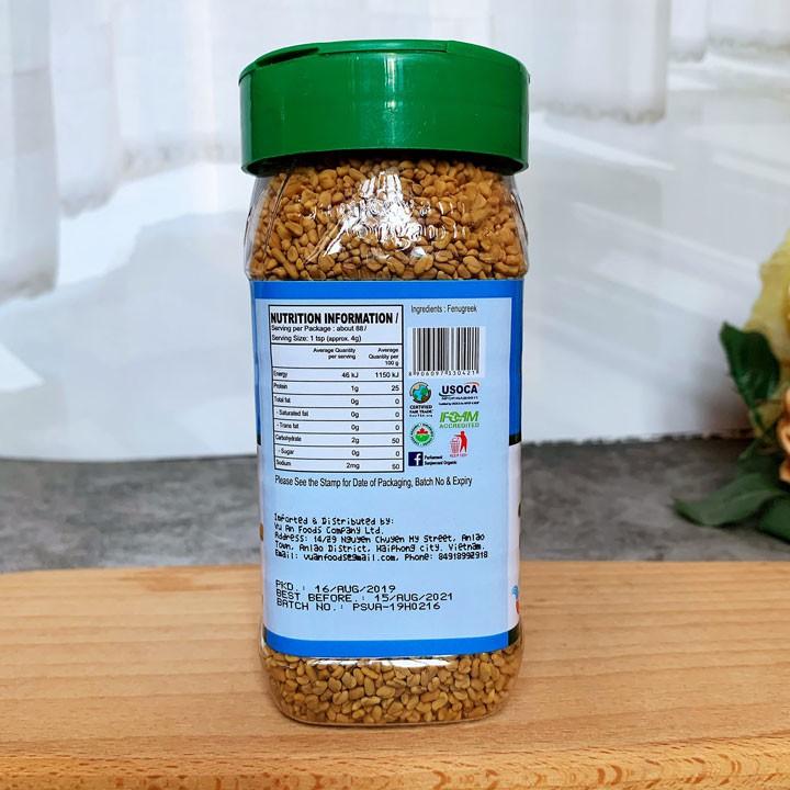 Hạt methi hữu cơ Parliament 350g