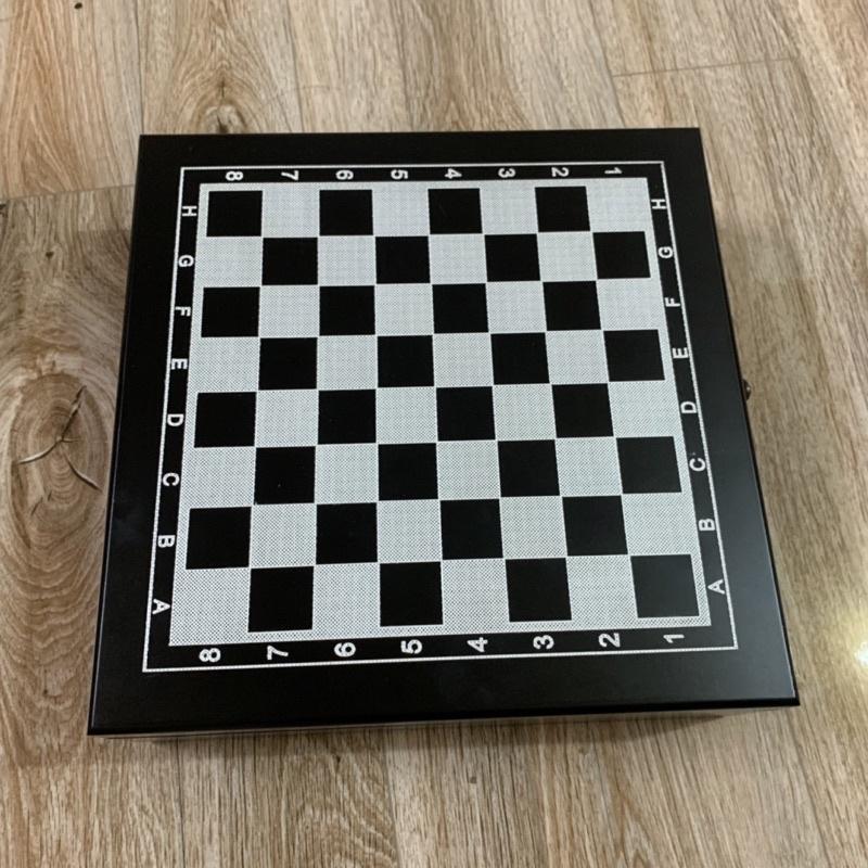 Bộ cờ vua bằng gỗ 4 in 1 size 24cm - Hình chụp thật