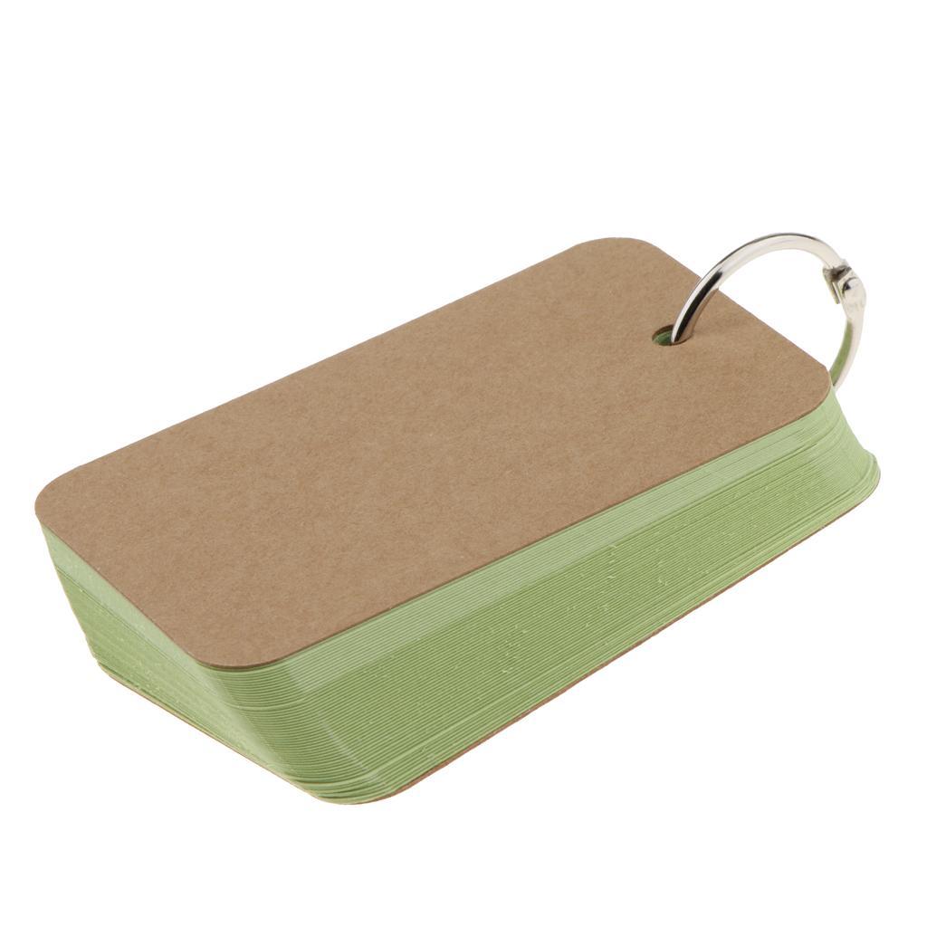 3x 50 Sheets Blank Vocabulary Word Study Cards Greeting Cards Gift Tags DIY