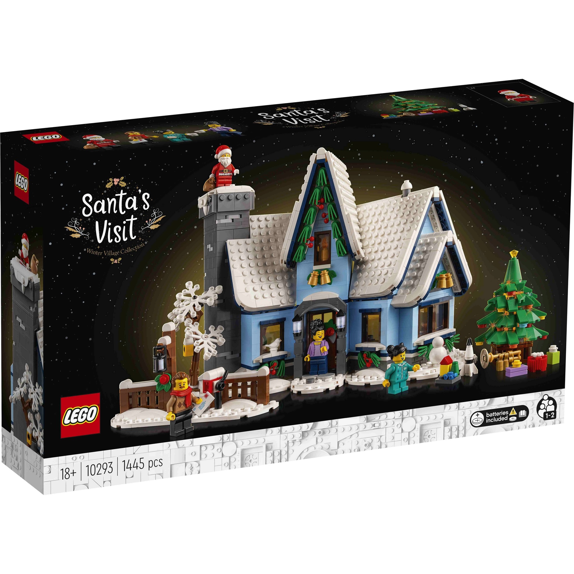 LEGO ADULTS 10293 Chuyến Ghé Thăm Của Ông Già Noel (1445 chi tiết)