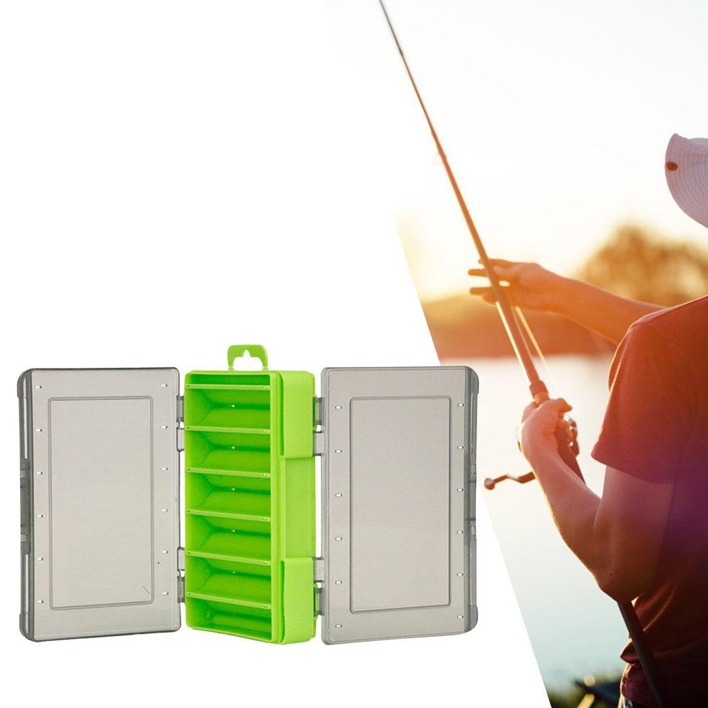 Fishing  Box Clear Double Sided  Storage Container Organizer