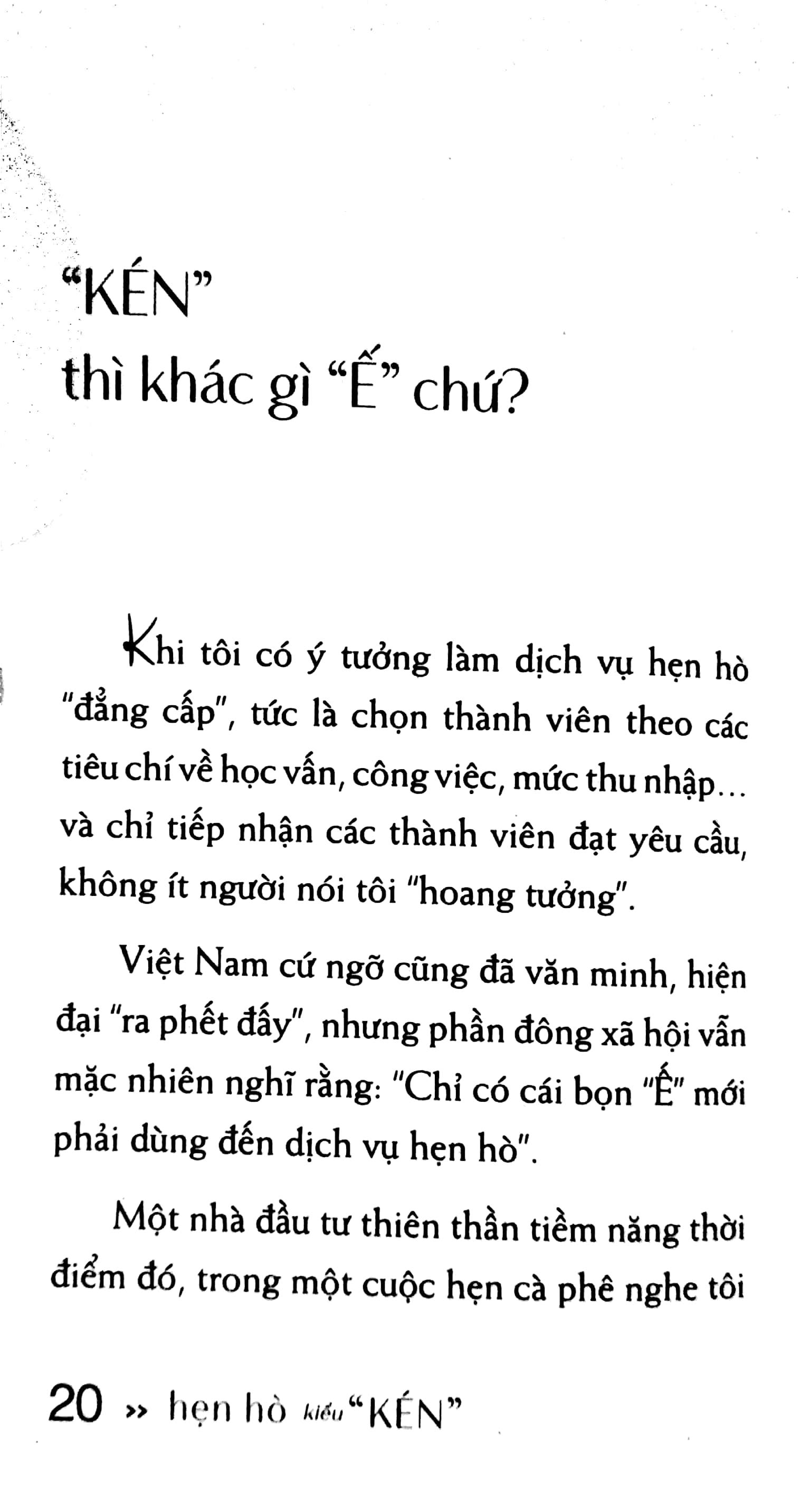 Hẹn Hò Kiểu “Kén”