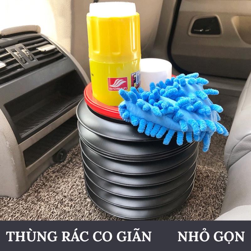 Thùng Rác Co Giãn Mini Để Trên Ô Tô – Dung Tích 4L CARZONE.TOP
