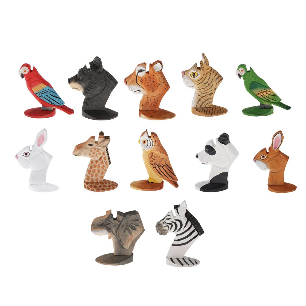 Wood Carving Eyeglasses Holder Stand Rack Spectacles Display