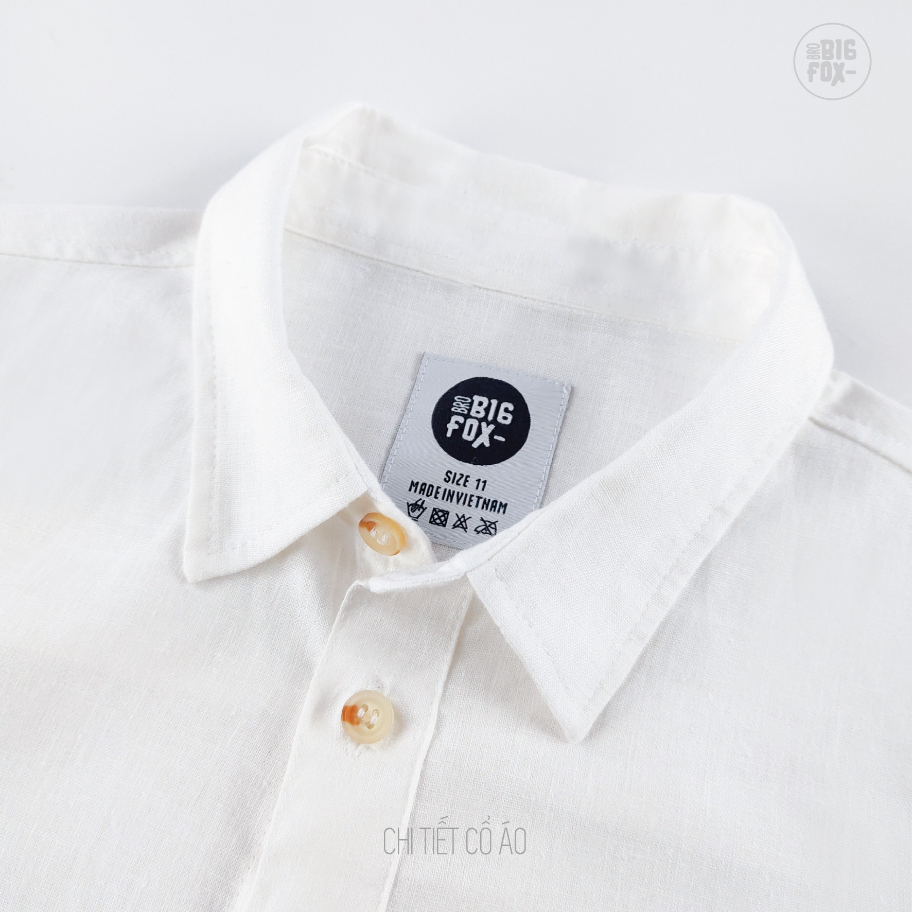 Áo sơ mi cho bé trai Bigfox-MissMeow, Chất liệu linen mềm mịn,họa tiết trơn, mặc chúc tết du xuân cực đẹp 5 – 11 tuổi