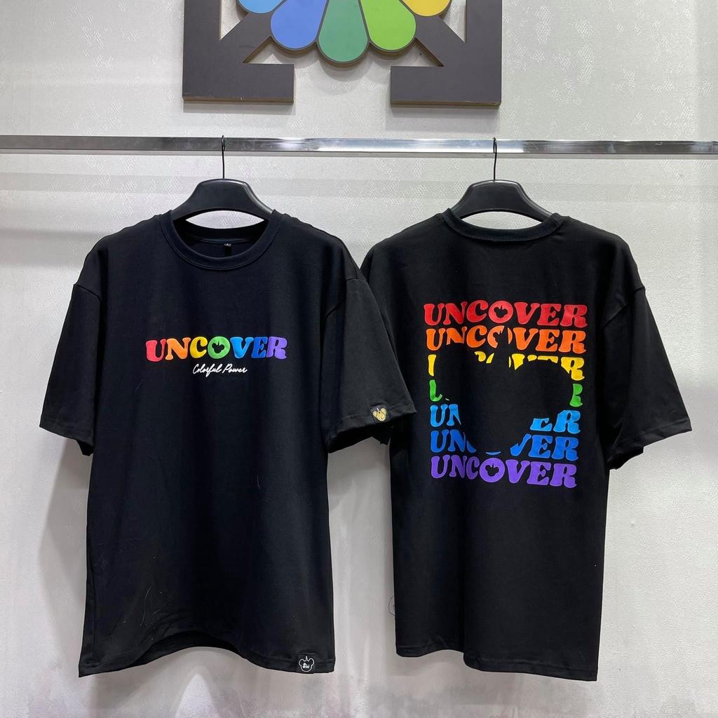 Áo thun UNCOVER Wash 7 màu áo thun wash tee Xám full tag nam nữ - Gin Store