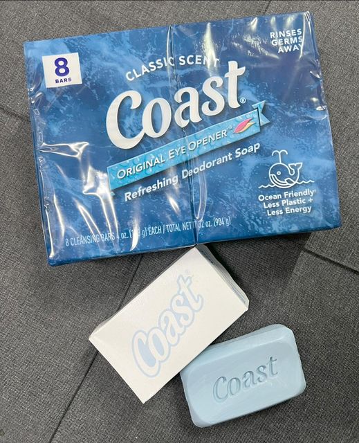 thùng 6 lốc Xà bông Coast dạng cục 113g ( giao mẫu ngẫu nhiên )