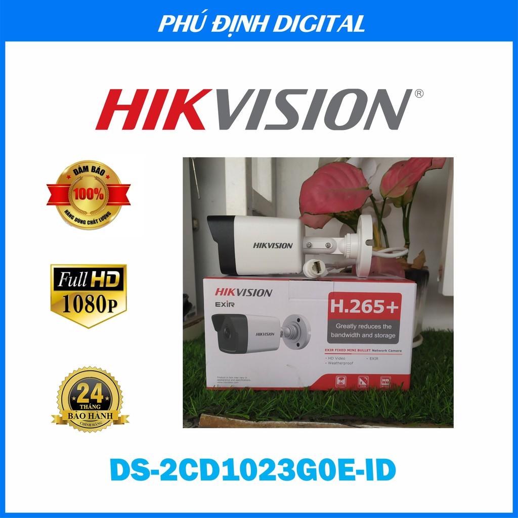 Camera ip 2mp Hikvision mã DS-2CD1023G0E-ID - Hàng Chính Hãng