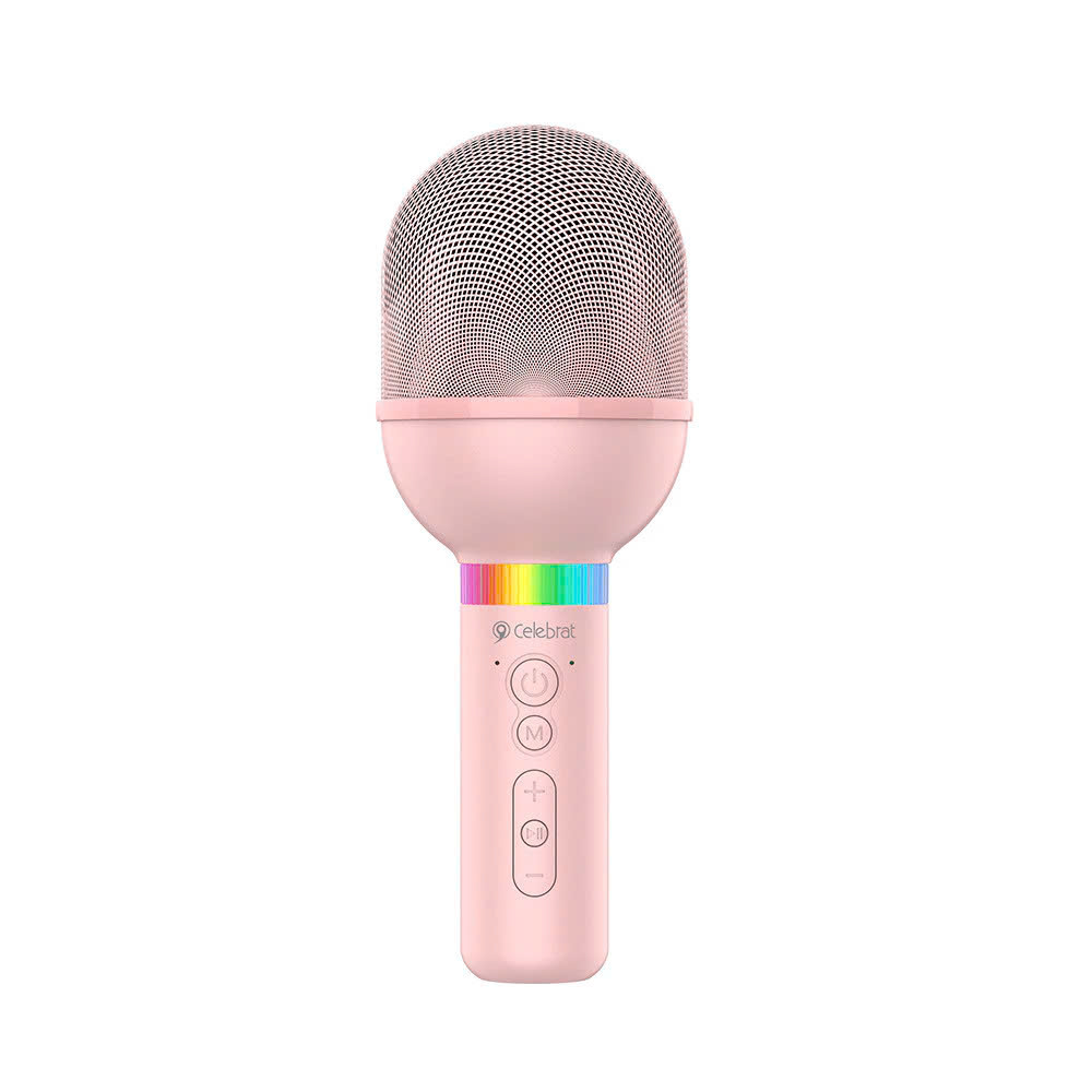 Micro Bluetooth Celebrat SP-16 hát Karaoke gia đình, âm thanh vòm Hifi, hàng chính hãng, Kim Ánh cho dùng thử 30 ngày