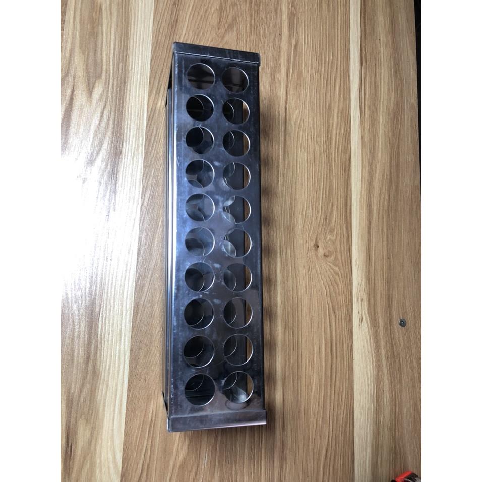 Giá đựng ống nghiệm, giá đựng Fancol bằng inox