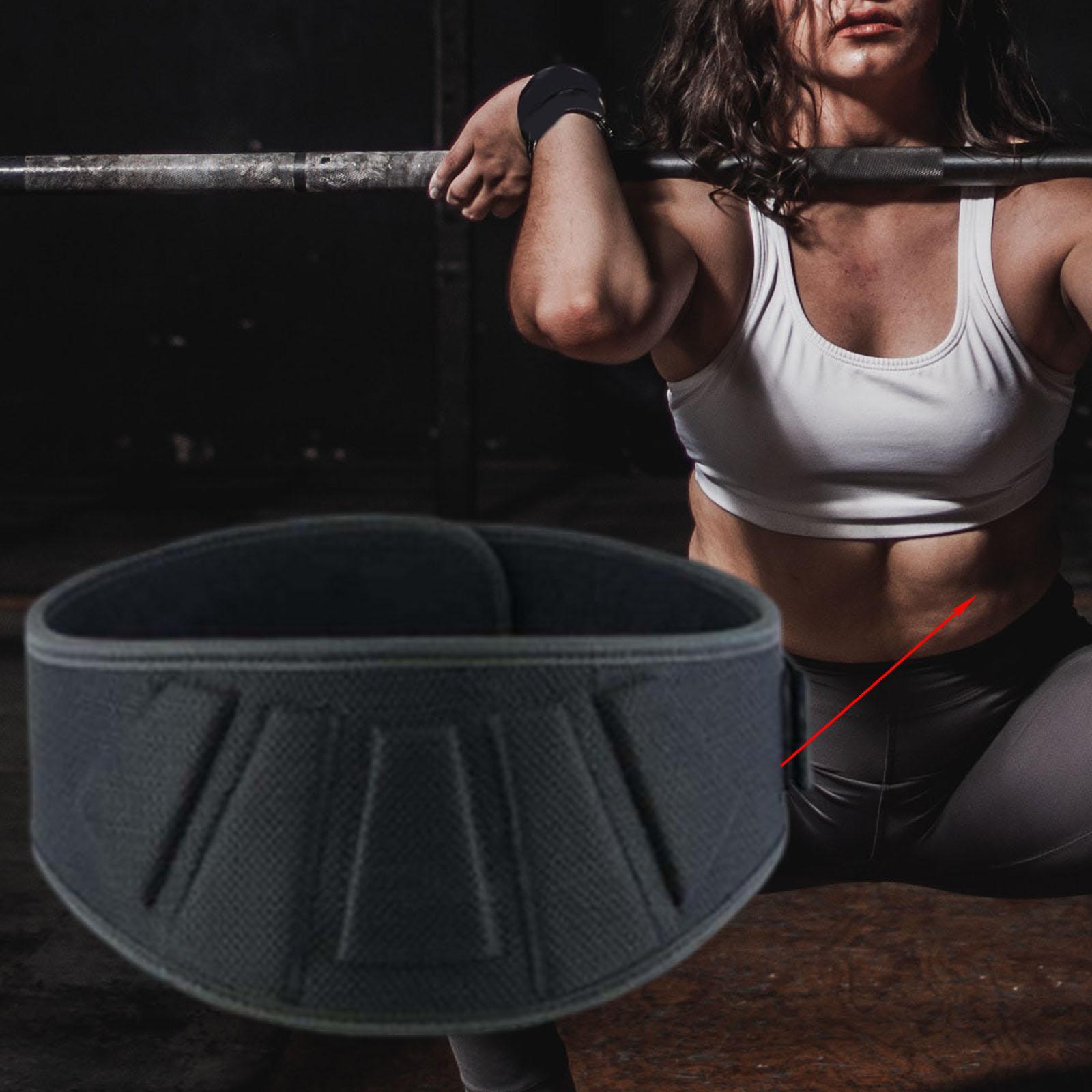 Weightlifting Belt for Men and Women, Gym Workout, Deadlift, Squats, Powerlifting, Bodybuilding