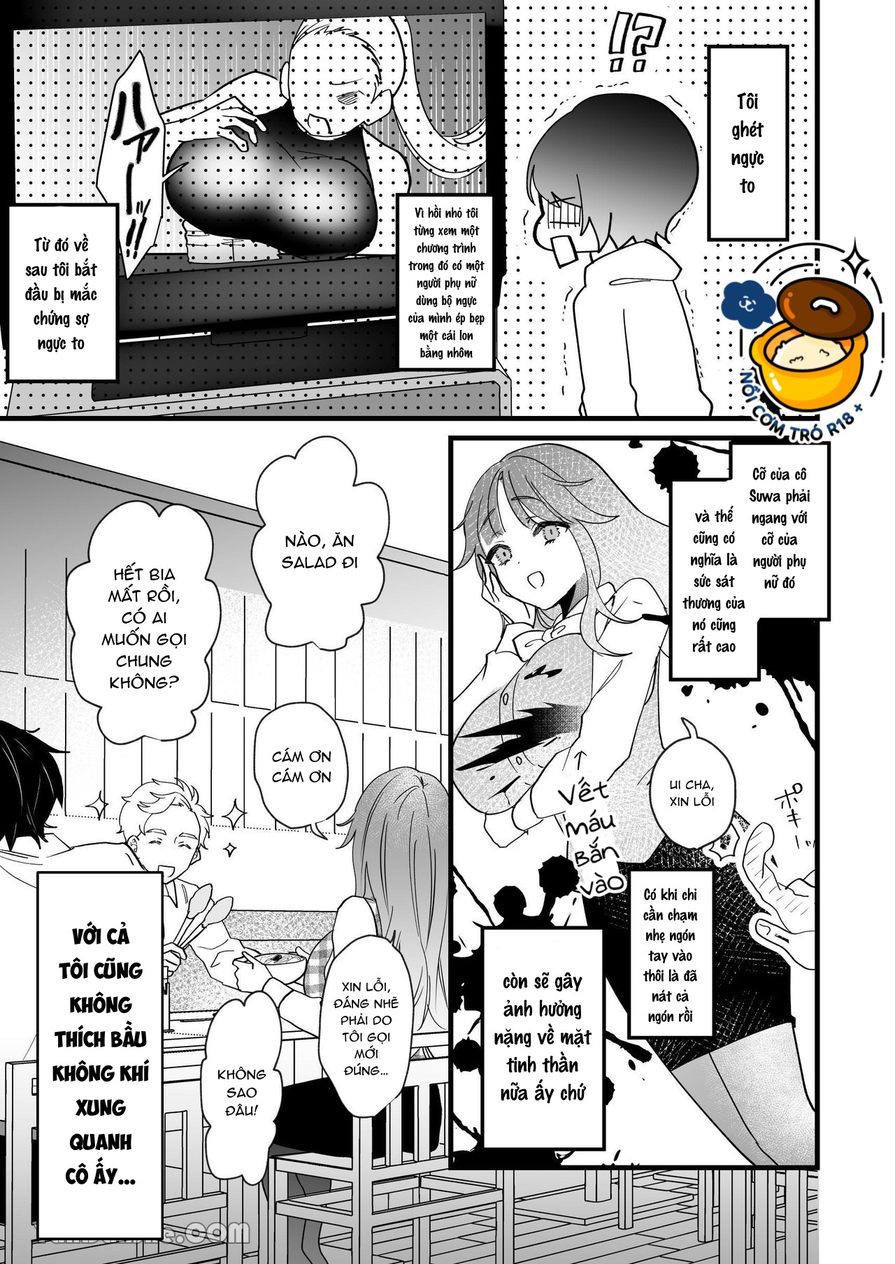cô đồng nghiệp ngực to làm tôi sợ hãi chapter 1.1 7