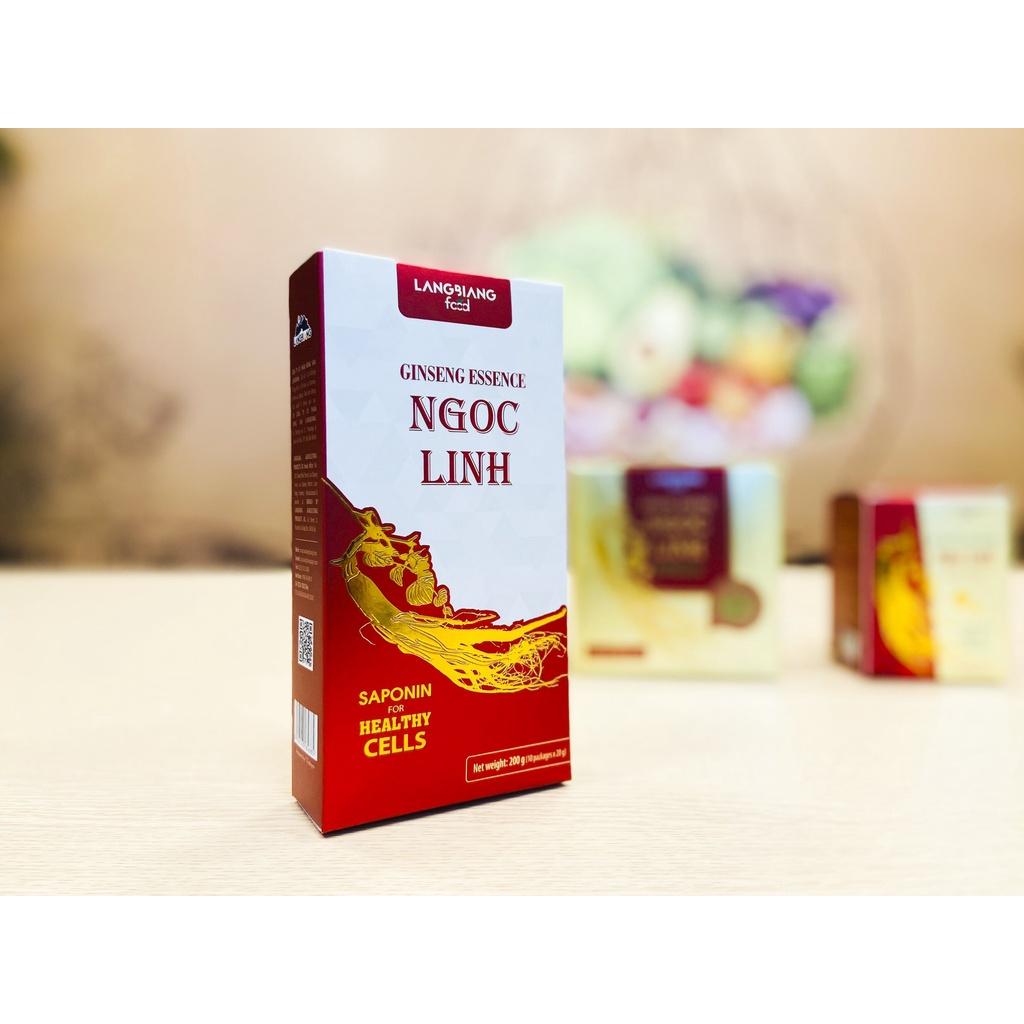 Hộp nước cốt Sâm dây Ngọc Linh Langbiang Food, 20ml x 10 gói, hộp