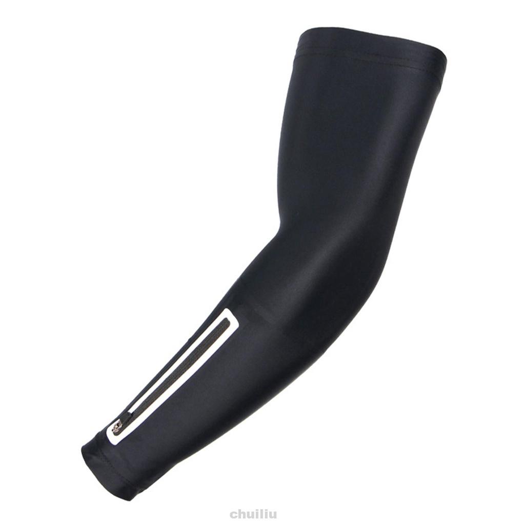 Vỏ bọc cánh tay chống nắng bằng nylon có khóa kéo tiện dụng cho nam và nữ