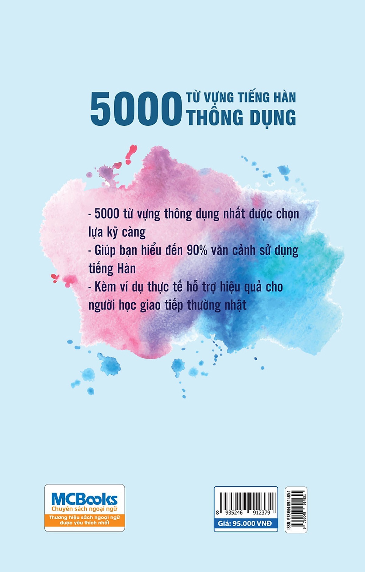 5000 Từ Vựng Tiếng Hàn Thông Dụng (tặng bookmark KZ)