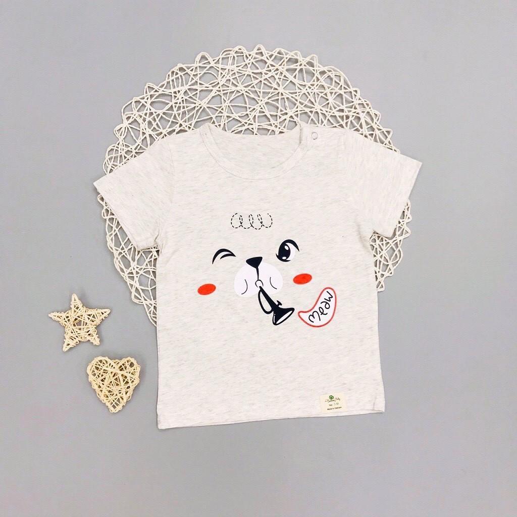 Áo Thun Bé Gái, Size 1-5, Hàng Made In Vn, Chất Cotton Xuất Dư Đẹp, Bấm Khuy Cổ, Màu Sắc Xinh Yêu