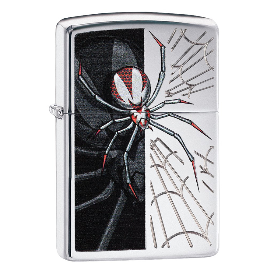 Bật Lửa Zippo 28795 - Bật Lửa Zippo Spider Polished Chrome