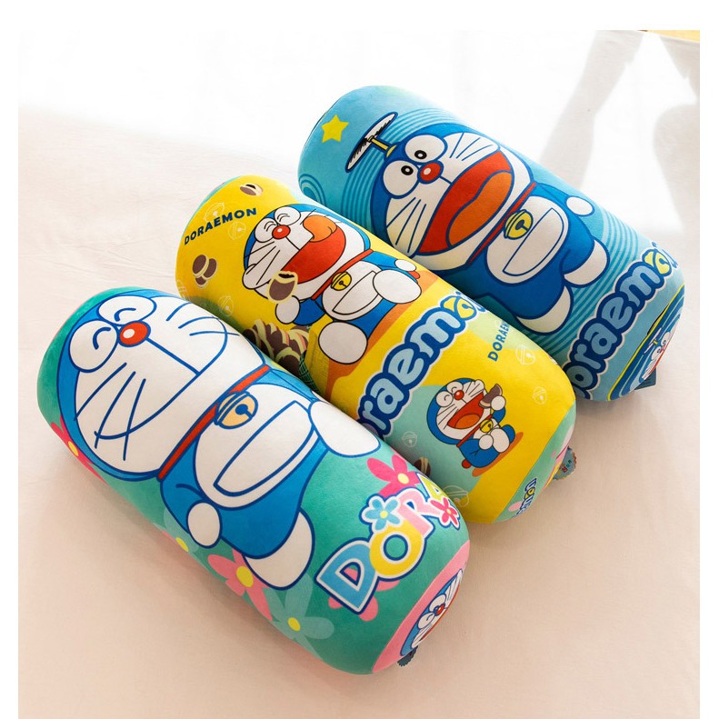 Gối Ôm Doremon (Doraemon) Dễ Thương Siêu Mềm Mịn (65cm) Vải Miniso Co Giãn 4 Chiều, Hàng Xịn Cao Cấp Loại 1 (Tặng Kèm 1 Ví Da 12 Ngăn Đựng Thẻ ATM, CCCD)