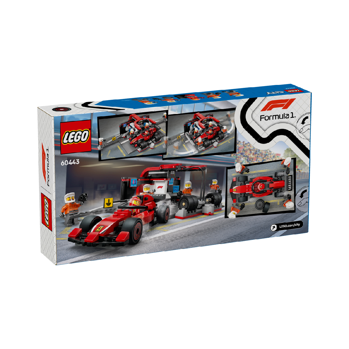 Đồ Chơi Lắp Ráp Trạm Bảo Dưỡng Xe F1 LEGO CITY 60443 (325 Chi Tiết)