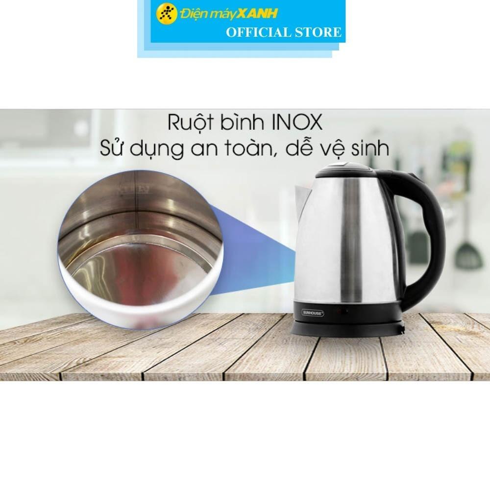 Bình đun siêu tốc Sunhouse 1.8 lít SHD1182 - Hàng chính hãng