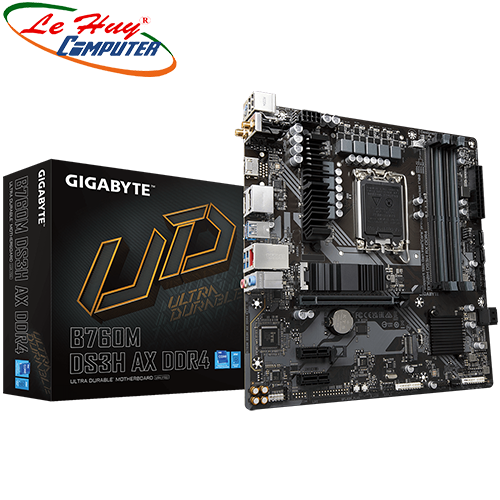 Mainboard Gigabyte B760M DS3H AX DDR4 -- Hàng Chính Hãng