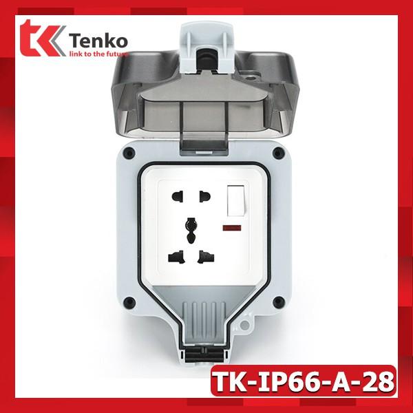 Hộp Chống Nước Ổ Cắm - Công Tắc 16A Đạt Tiêu Chuẩn Chống Nước IP66 - Ổ Cắm Điện Ngoài Trời Tenko