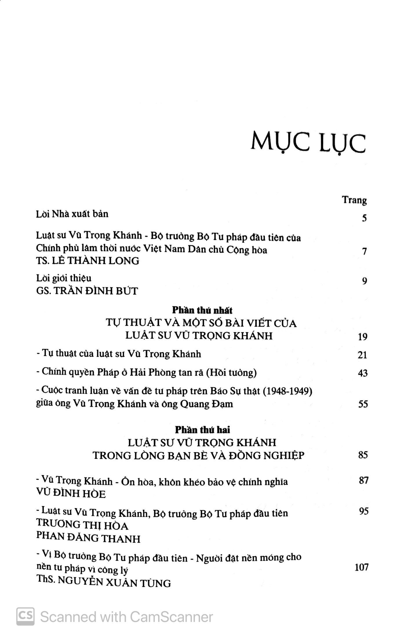 Luật Sư Vũ Trọng Khánh: Cuộc Đời Và Sự Nghiệp