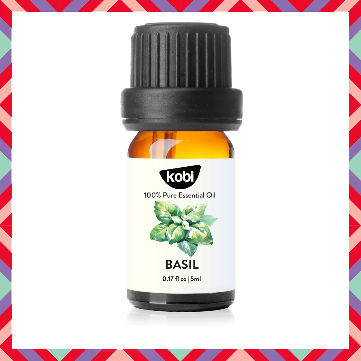 Tinh dầu Húng Quế Kobi Basil essential oil giúp dưỡng tóc, kích thích tiêu hóa - 5ml