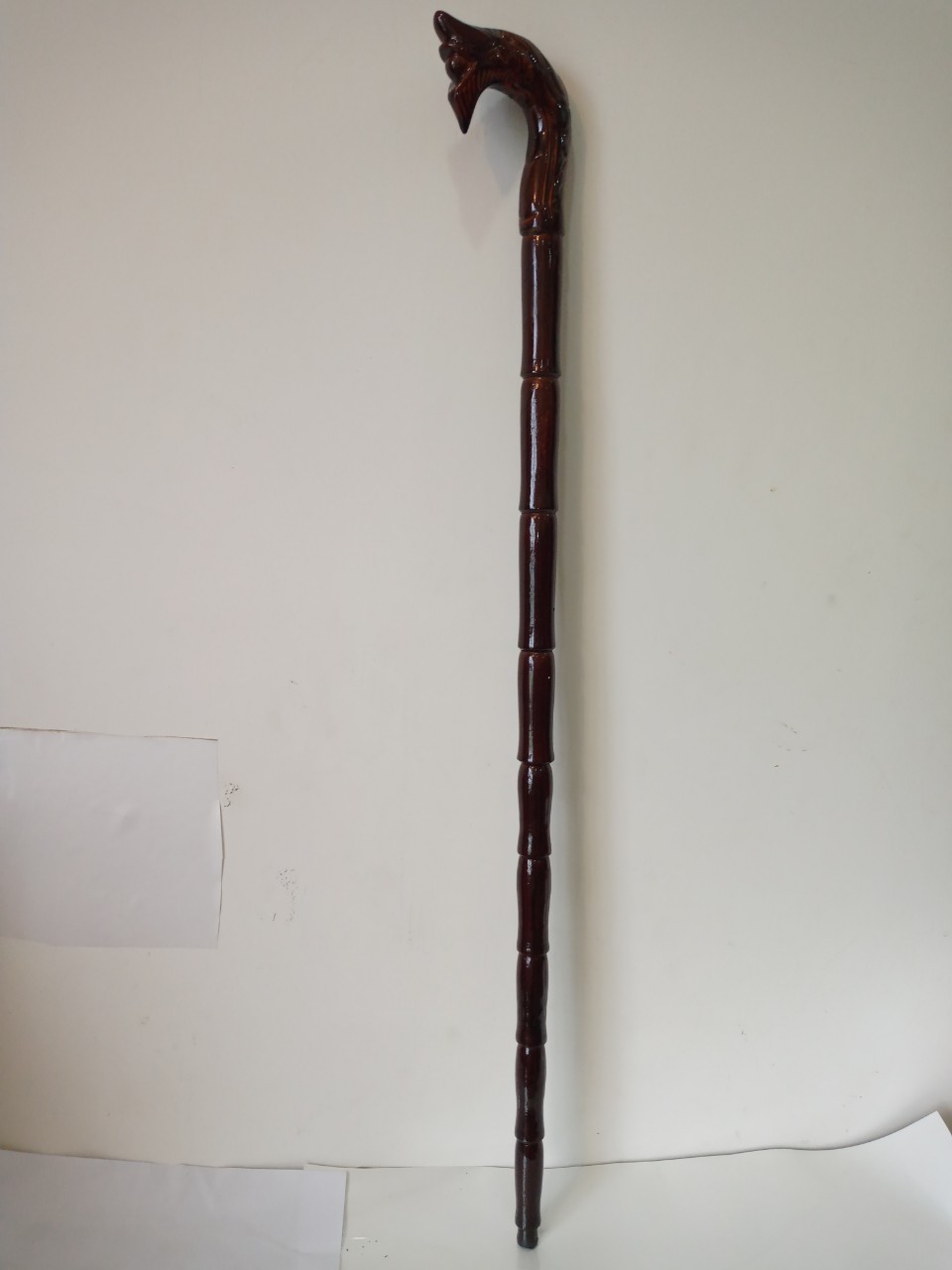 Combo Ba Gậy batoong bằng gỗ - đầu rồng dụng cụ hỗ trợ cho người già