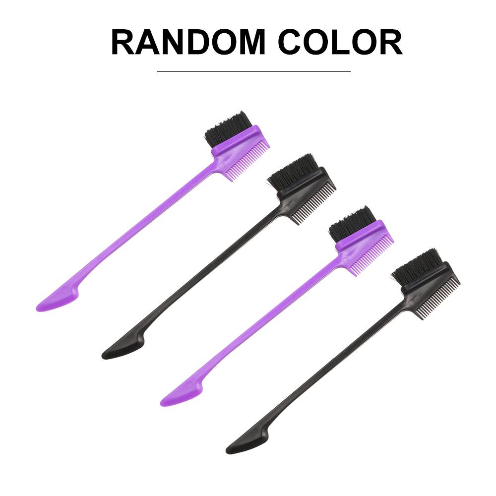 Set 4 cọ, lược trang điểm lông mày và lông mi thiết kế hai đầu