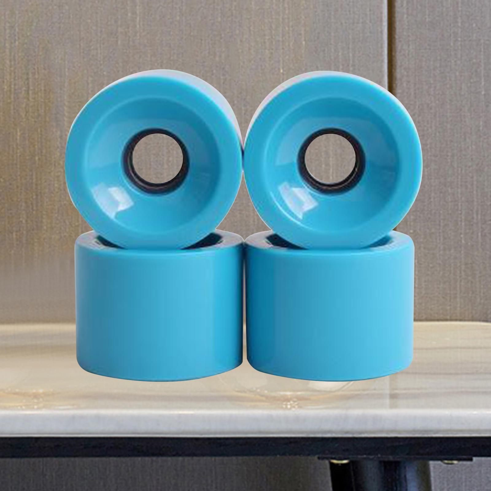 8x 78A Hardness Skateboard Wheels 70X51mm Longboard Roller Parts