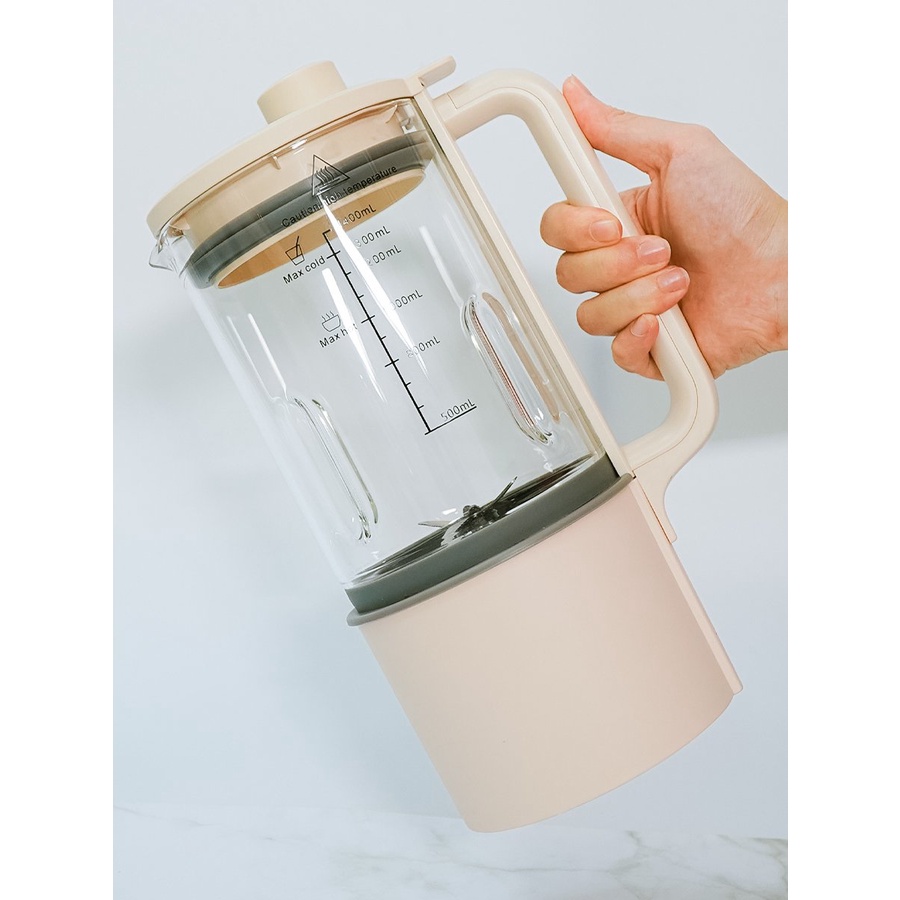 Máy làm sữa hạt 1.4L Rapido RHB-600D 500W xay nấu nhanh, cách âm hiệu quả, 8 chức năng nấu tự động - Hàng chính hãng