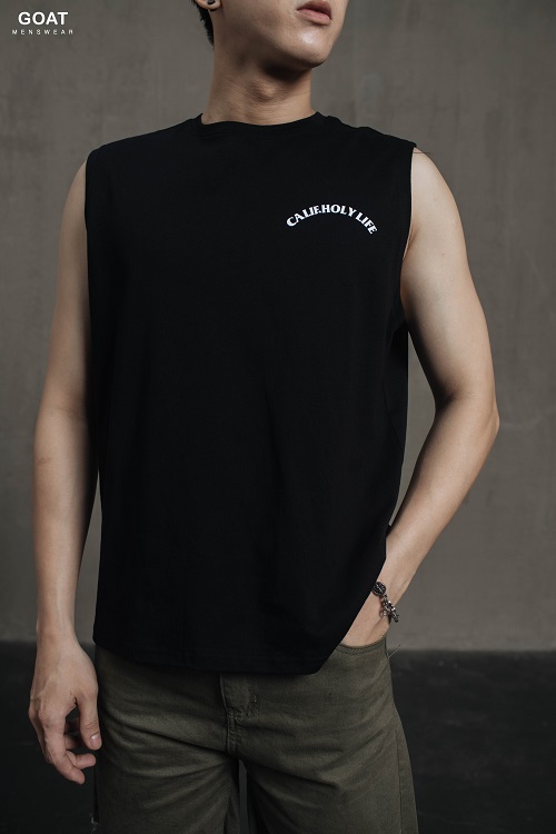 Áo Ba Lỗ In Hình Thể Thao Nam GOAT MENSWEAR