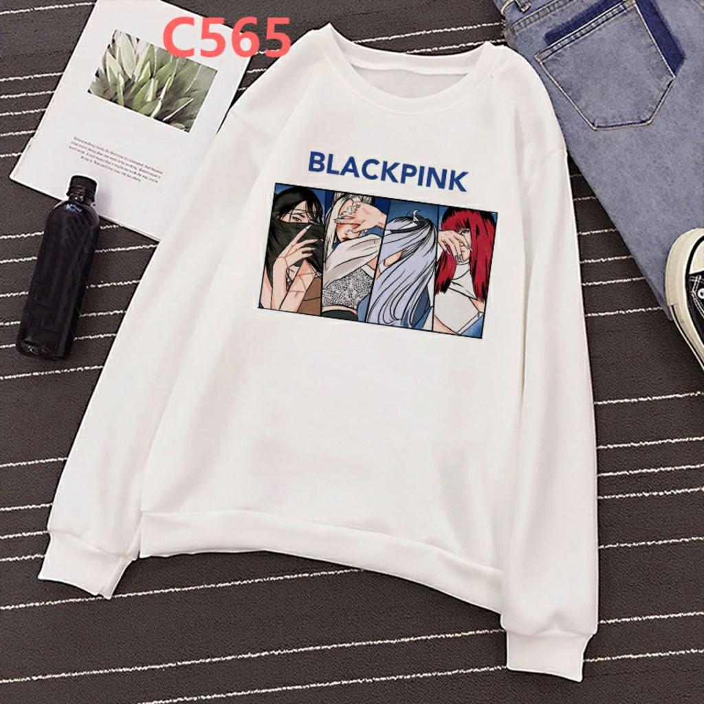 Áo nỉ thu đông Blackpink thời trang trẻ