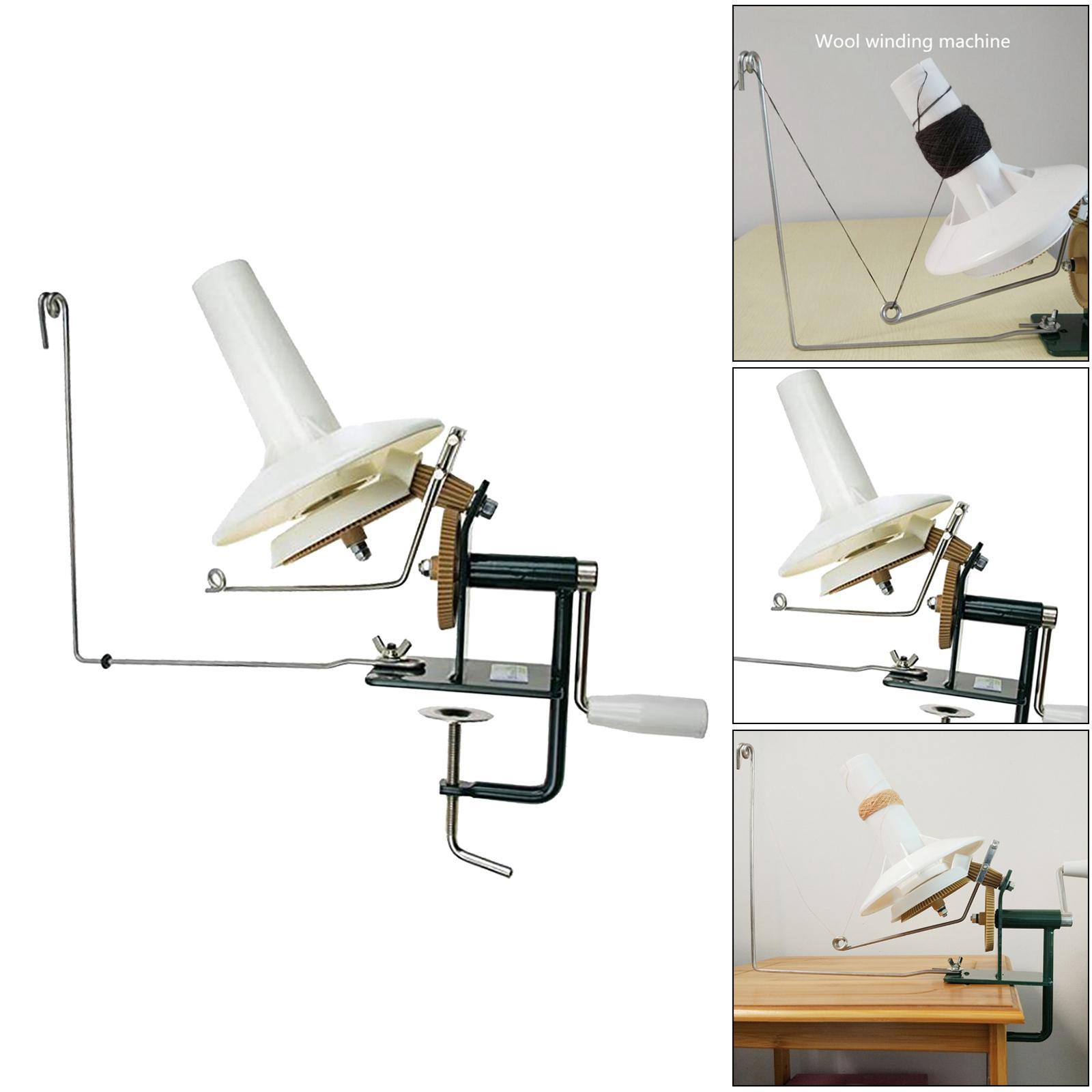 Manual Knitting Roll Fiber String Yarn Machine Winder Holder Clamp