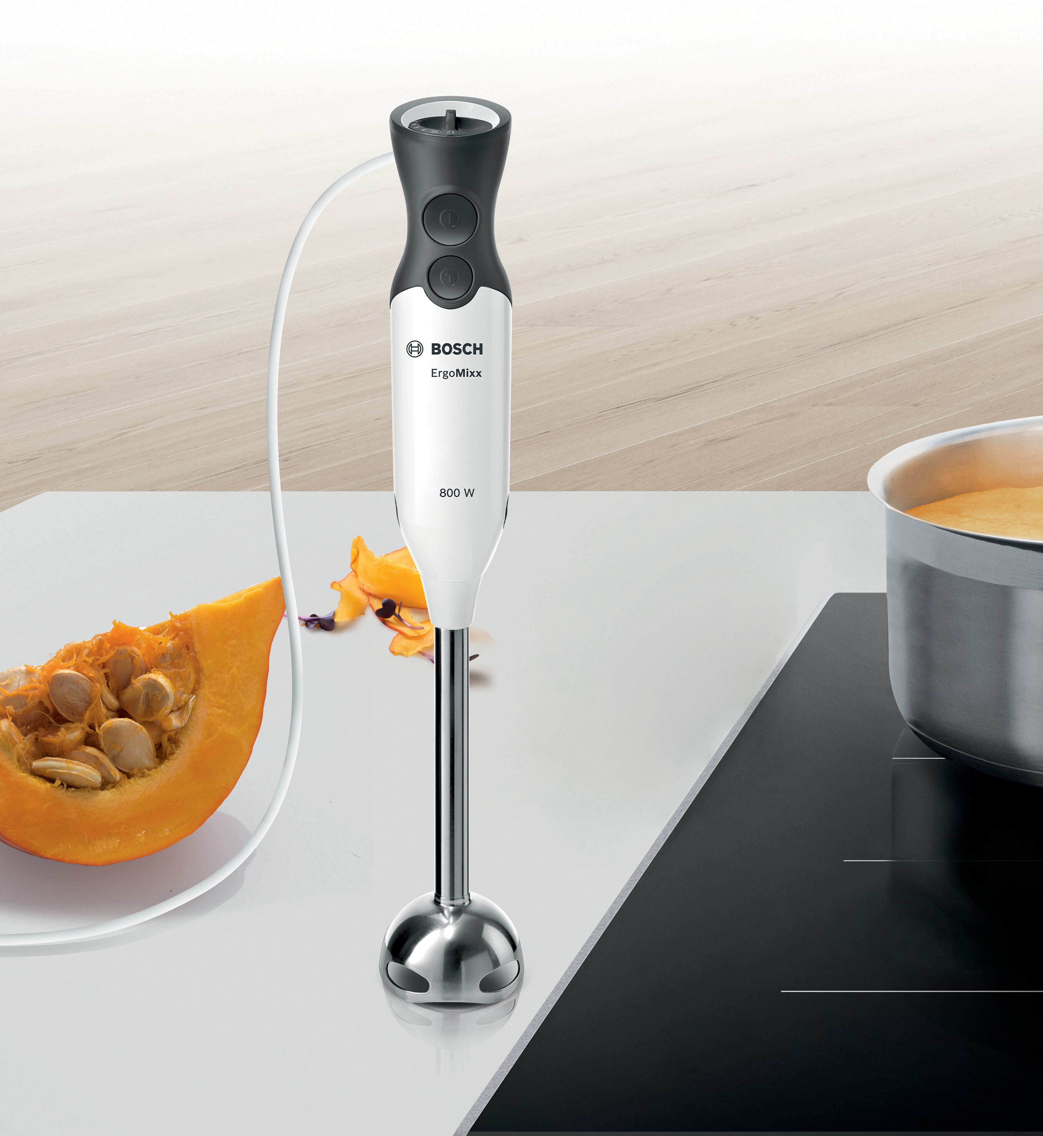 Máy xay sinh tố cầm tay Bosch MS6CA4150G ErgoMixx 800W 12 tốc độ - Hàng chính hãng