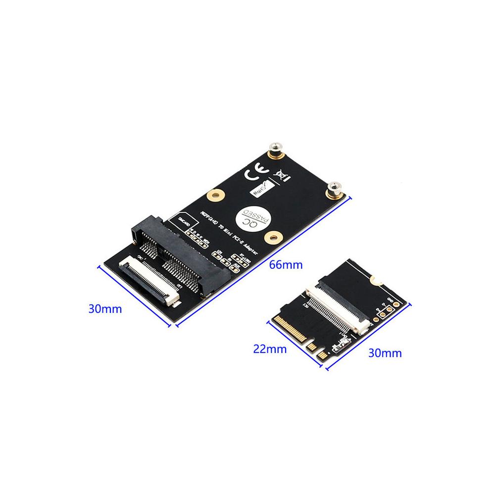 Bộ chuyển đổi bảng mạch cho Card mạng cỡ nửa & cỡ đầy đủ NGFF A + E đến Mini PCI-E