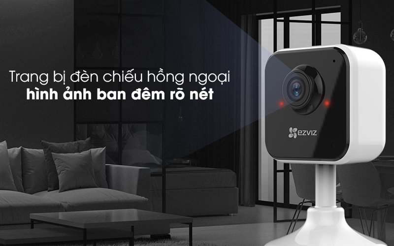 Camera IP Wifi Ezviz C1HC Full HD 1080P Góc Nhìn Siêu Rộng Đàm Thoại 2 Chiều Kèm Thẻ 32G - Hàng Chính Hãng