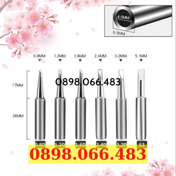 Đầu mũi hàn Hakko 900M-T nhật bản cho trạm hàn 936 hàng cao cấp mới 100%