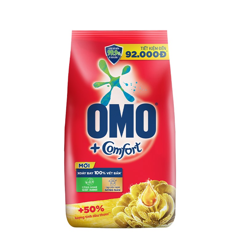 Bột Giặt OMO Comfort Tinh Dầu Thơm (5.5kg)